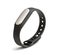 Black fitness bracelet pedometer isolated on white