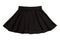 Black flared skirt