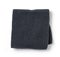 black folded cotton napkin