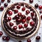 black forest cherry cake, Professional Photography - 1