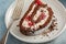 Black forest swiss roll