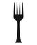 black fork vector