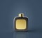 Black fragrance perfume bottle mockup