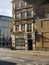 Black Friars Brandies themed old pub union jack flags in background