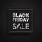 Black Friday annoucement. Black friday sale