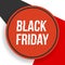 Black Friday banner with geometrical shapes