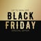Black Friday banner or sticker as market flyer, shop brochure, advert, tag, sign, label, coupon or store poster