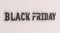 Black Friday metallic text