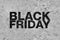 Black friday poster.