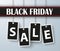 Black Friday Sale 4 Price Stickers Banner
