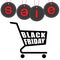 Black Friday sale banner design, vector illustration.