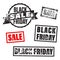 Black Friday Sale banner, poster, discount stamp