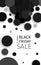 Black friday sale! Black Confetti Banner Ad