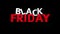 Black Friday Sale. Black Friday Sale Promotion Video Glitch Effect Footage. Glitch Stile