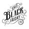 Black Friday Sale Calligraphic Design.