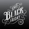 Black Friday Sale Calligraphic Design.