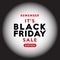 Black Friday Sale concept promotion banner flyer social media vector