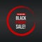 Black friday sale grunge style label vector banner design image illustrations