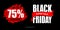 Black Friday sale inscription best design template. Black Friday banner vector