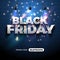 Black Friday Sale Promotion Banner Background with Promo Code Field. Vector illustration