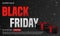 Black friday sale promotion celebration frame background