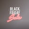 Black friday sale vector advertisement, glowing neon realistic t