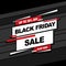 Black Friday sale. Vector design template. Black friday banner. Sale stickers. Discount advertising marketing.