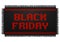 Black Friday sale vector illustration, Template of fabric patch