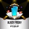 Black friday special offer with box and 3d phone inside