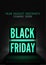 Black friday, year biggest sale vector poster template