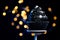 Black galaxy theme cupcake, space