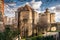 Black Gate gatehouse and Castle Keep