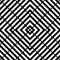 Black Geometric Seamless pattern in white background