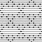 Black Geometrical Polka Dots seamless pattern design.Seamless monochrome pattern.