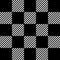 Black gingham pattern background.Texture from rhombus.Vector ill