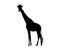 The black giraffe silhouette