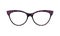Black glasses colored spots texture. Accessory Art Collection cool flat design. Elegant glasses in black frame. Vector