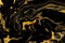 Black and gold marble texture design for packaging, cover, brochure, poster, wallpaper, presentation, invitation