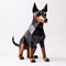 Black And Gold Paper Dog: Neo-plasticism Geometry In Industrial Design