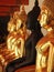 Black among golden Buddhas