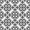 Black gothic seamless pattern.