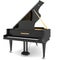 Black grand piano