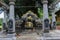 Black Granite Statues of Indian Diety Naga Devta Serpent God, worshipped in South India. Mangalore. Also called Kul Devata.