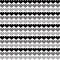 Black and gray tone little heart pattern background