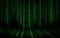 Black green binary system code background