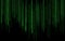 Black green binary system code background