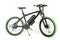 Black and green electric bike