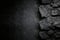 Black grey anthracite stone concrete texture background, abstract, textures