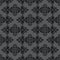 Black on Grey Fleur de Lis Arabic Geometrical Pattern Seamless Repeat Background