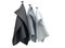 Black and grey kitchen cloths - closeup